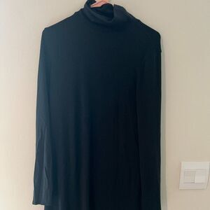Kit & Ace black sweater turtleneck dress size M
